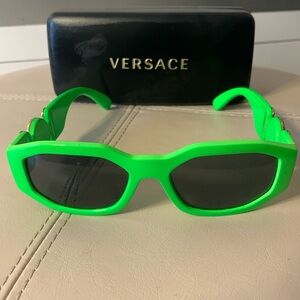 Neon green Versace sunglasses